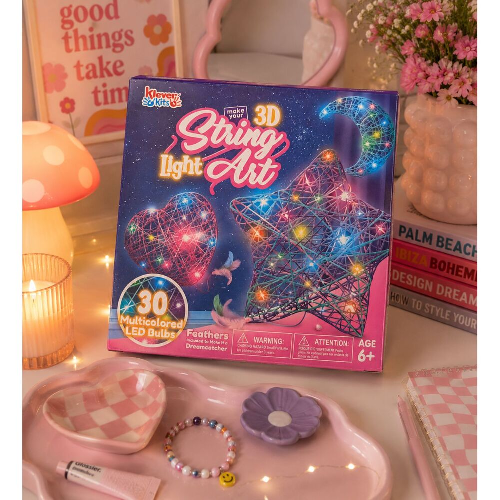 3D String Light Art Kit Multicolor: Unused LED Lights Gifting Crafting Dreamcore